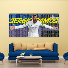Sergio Ramos The Last Line Of Defense Split Poster