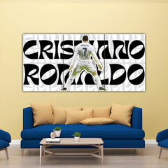 Cristiano Ronaldo Suiii Celebration Split Poster