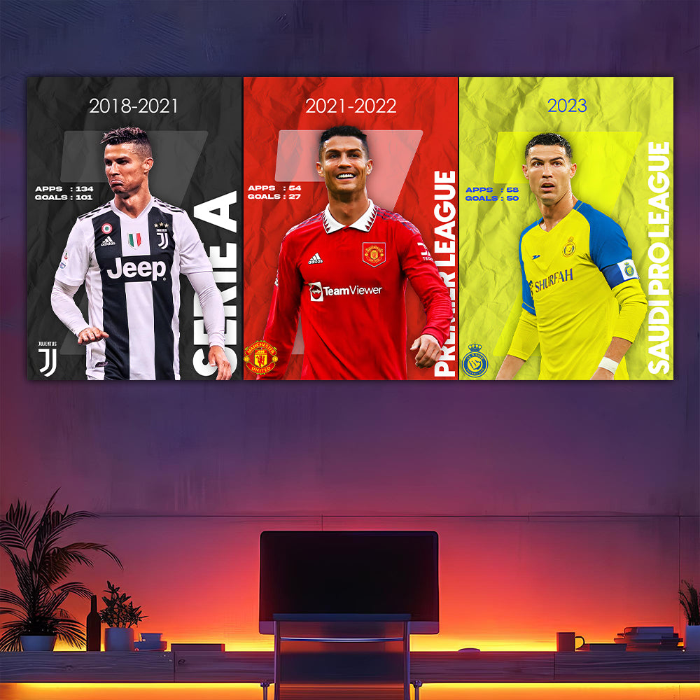 Ronaldo Journey Split Poster Part 2