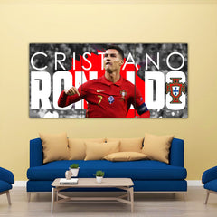 Ronaldo Portugal Split Poster