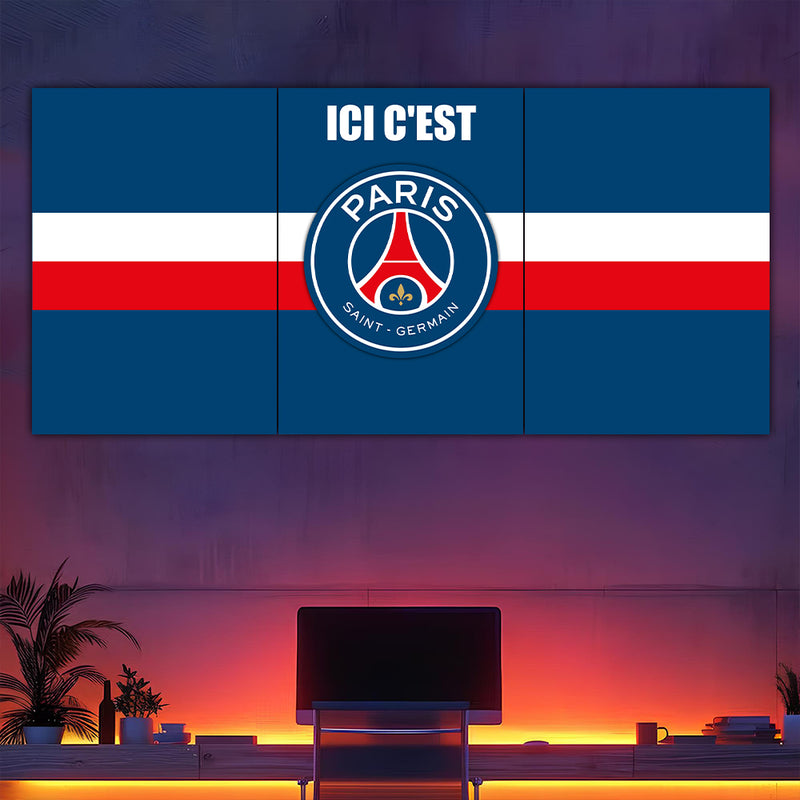 PSG Flag Split Posters