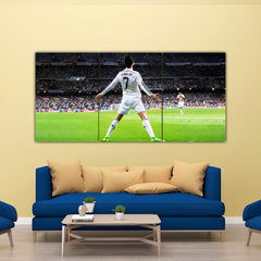 Ronaldo Suuiiii Celebration Split Poster
