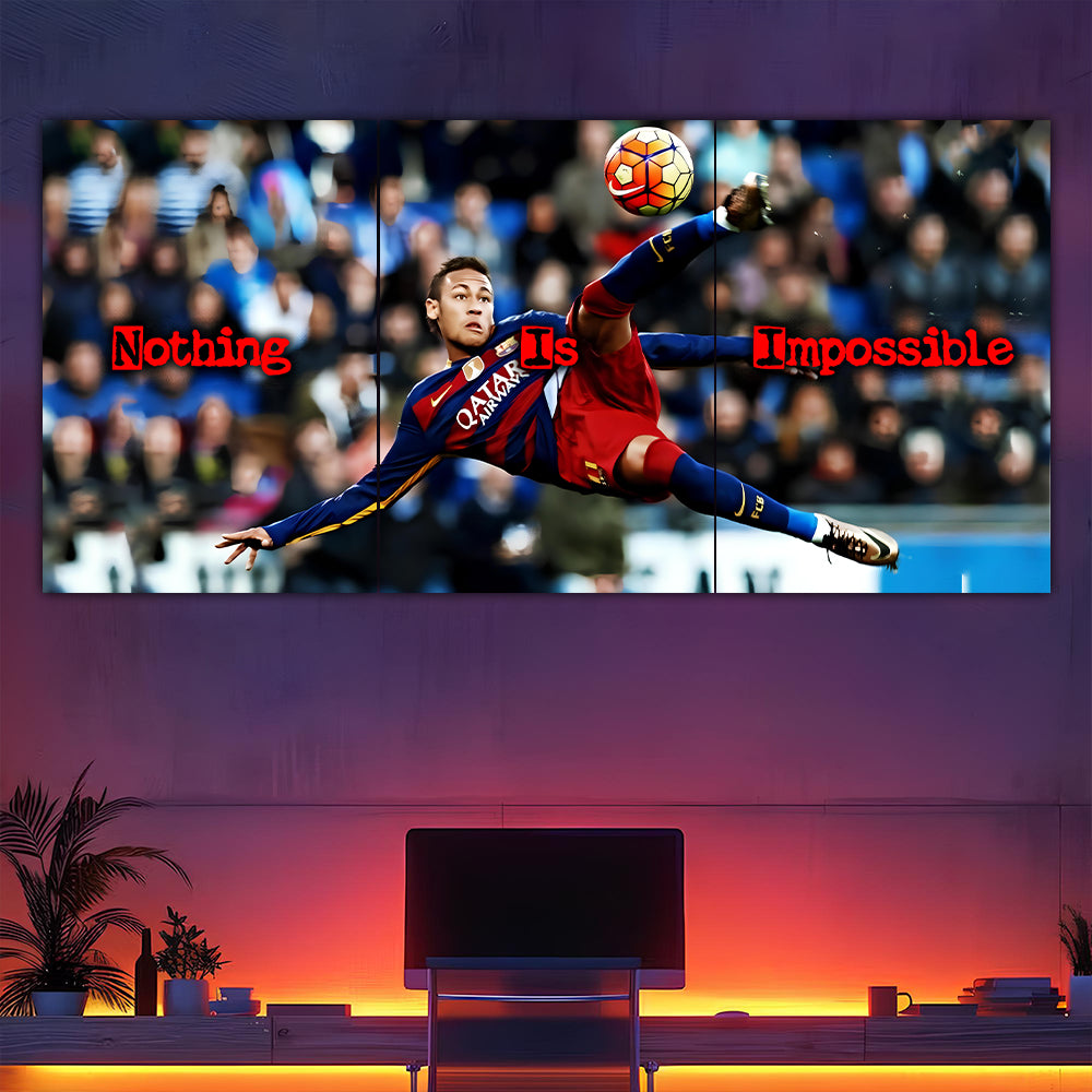 Neymar "Nothing is impossible" Split Poster