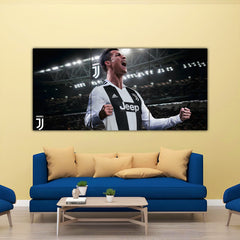 Ronaldo Juventus Split Poster