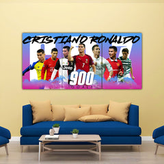 Ronaldo 900 Goals Achievement Poster