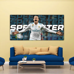 Gareth Bale Speedster Split Poster