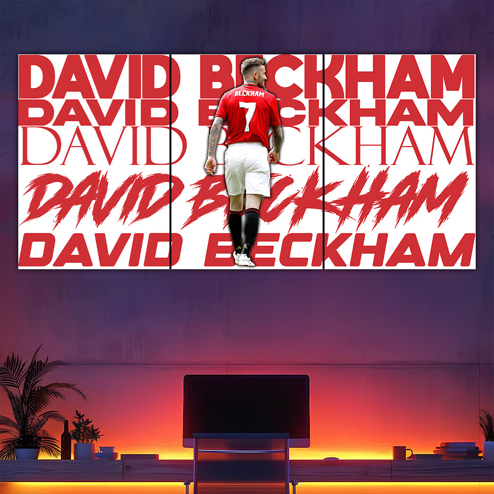 David Beckham Split Poster