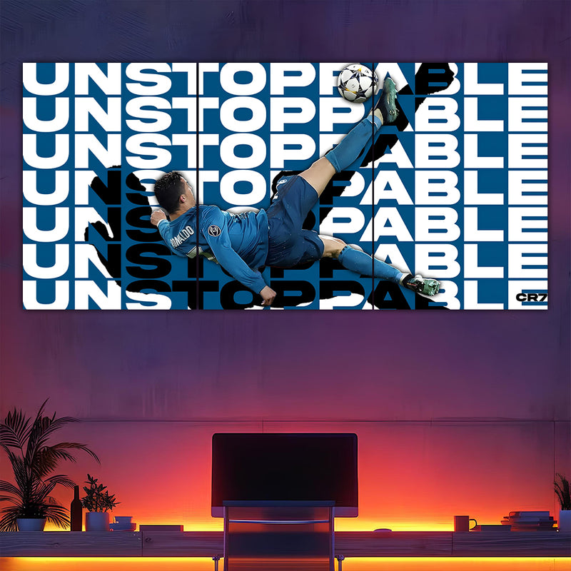 Ronaldo Bicycle Kick Split Poster