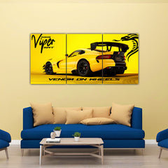 Dodge Viper Split Poster