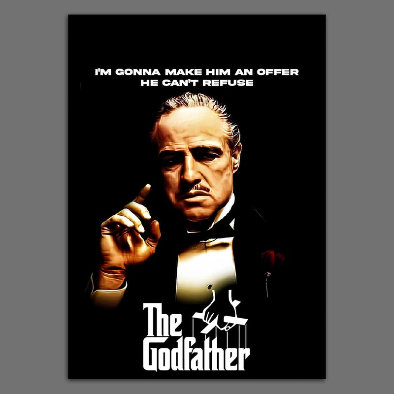 The Godfather "Make Him An Offer" Poster