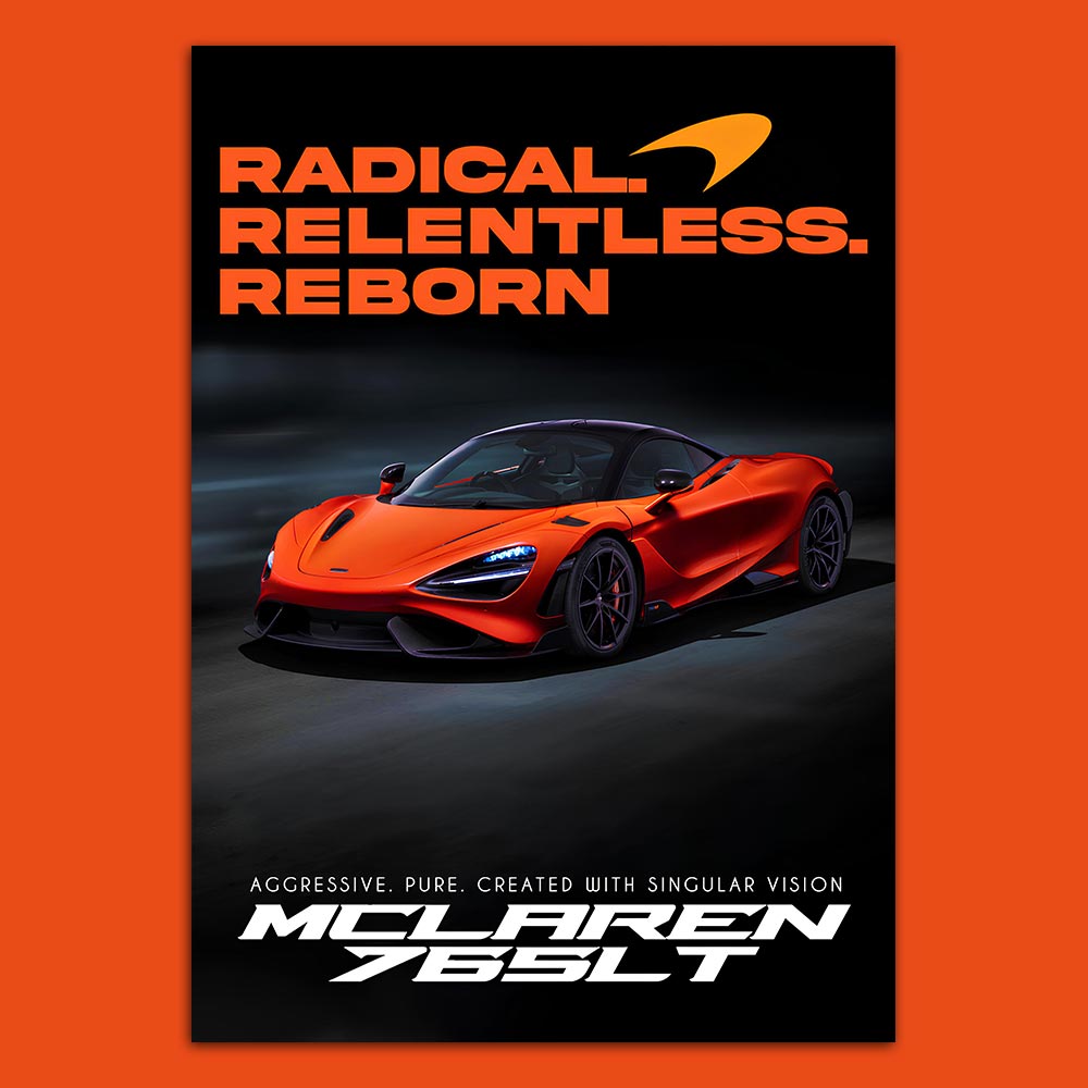 Mclaren 765LT Poster