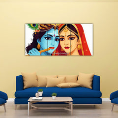 Radha Krishna Split Poster