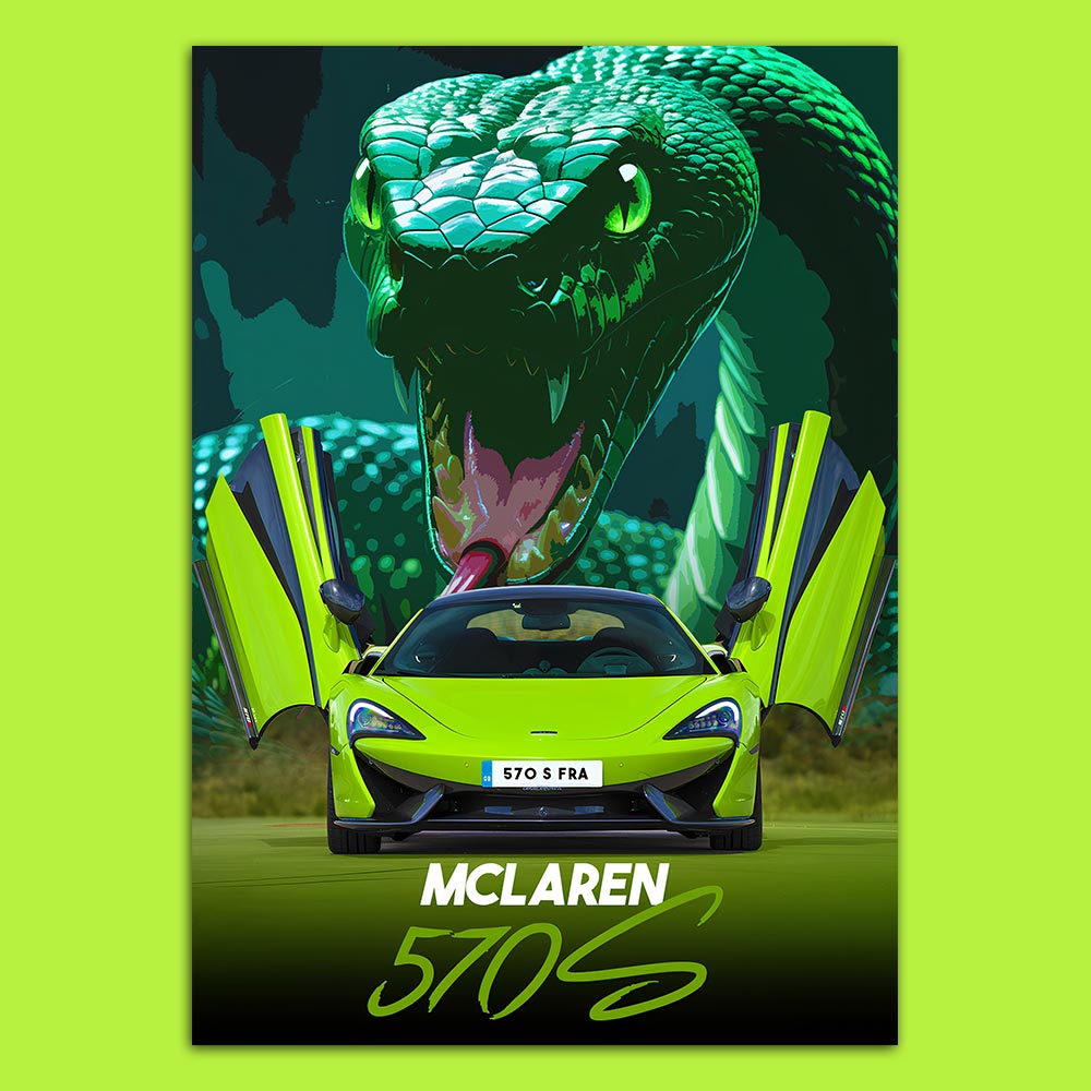 Mclaren 570S Poster