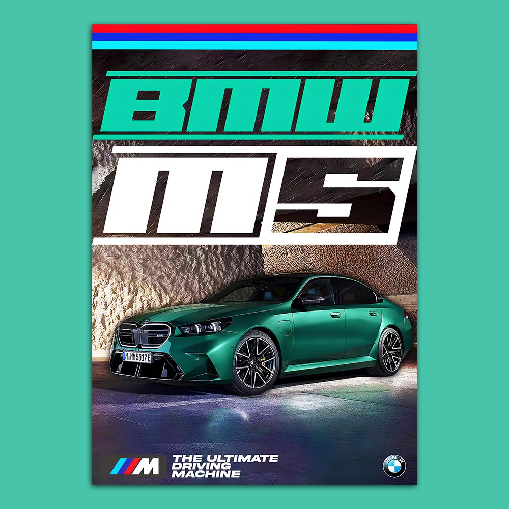 BMW M5 Poster