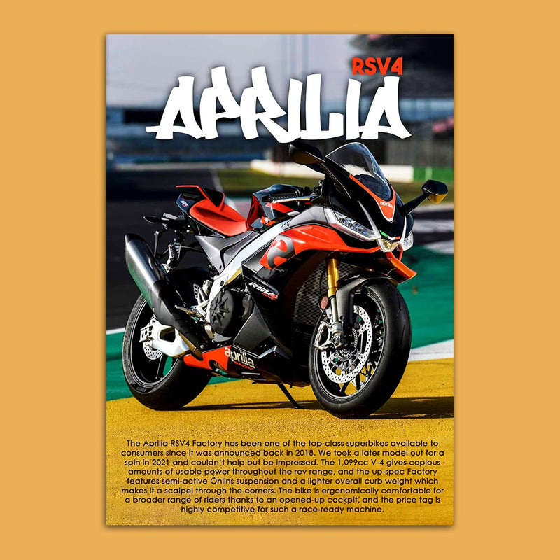 Aprilia RSV4 Poster