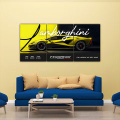 Lamborghini Fenomeno Split Poster