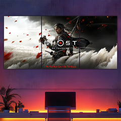 Ghost Of Tsushima Split Poster