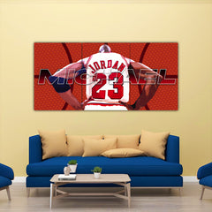 MJ 23 Split Poster