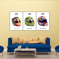 F1 Helmet Split Poster | F1 |