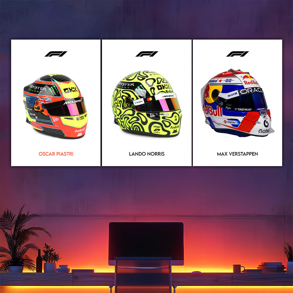 F1 Helmet Split Poster | F1 |