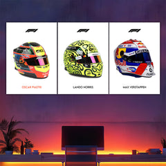 F1 Helmet Split Poster | F1 |