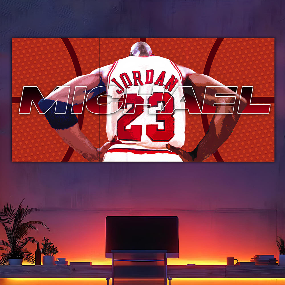 MJ 23 Split Poster