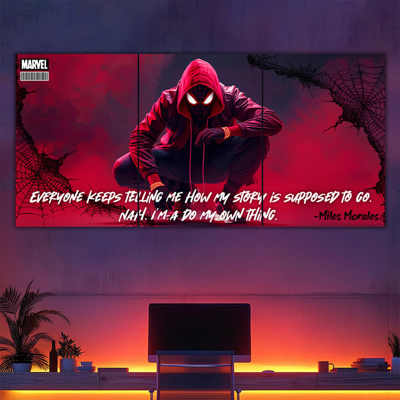 Miles Quote Split Poster