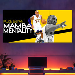 Mamba Mentality Split Poster
