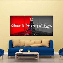 Samurai Quote Split Poster