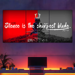 Samurai Quote Split Poster