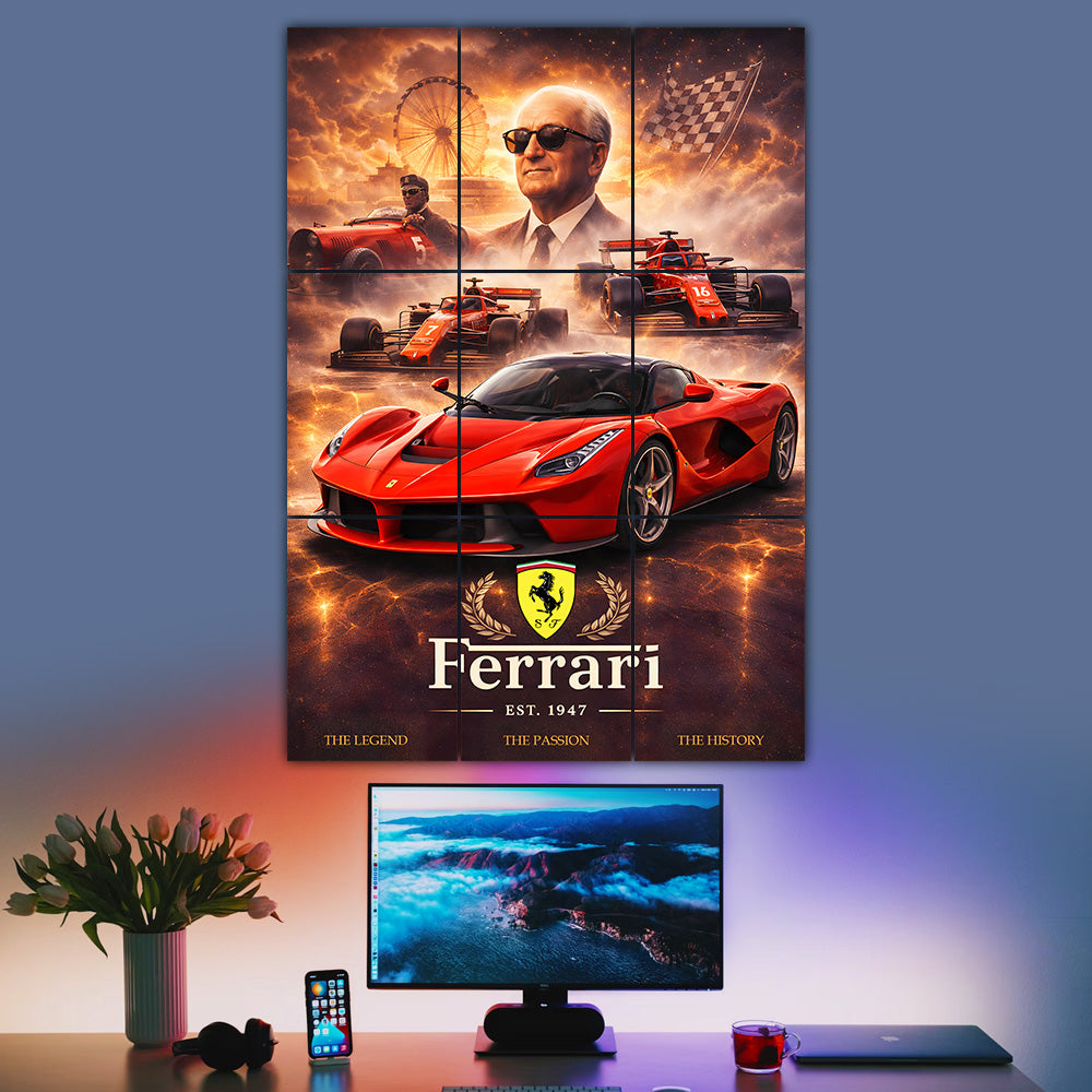 Ferrari Block Kit (Set Of 9)