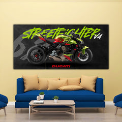 Ducati Streetfighter V4 Lamborghini Split Poster