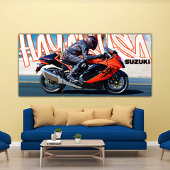 Suzuki Hayabusa Split Poster