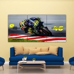 Valentino Rossi World Champion Split Poster
