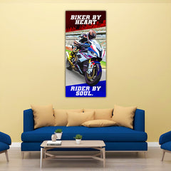 Biker by Heart, Rider by Soul Split Poster