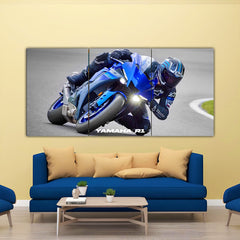 Yamaha R1 Split Poster