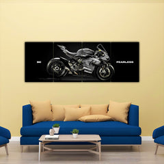 "Be Fearless" Ducati Superleggera V4 Split Poster