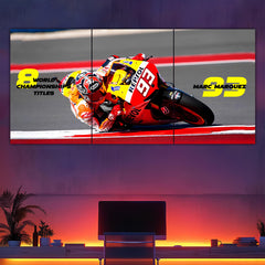 Marc Marquez World Champion Split Poster