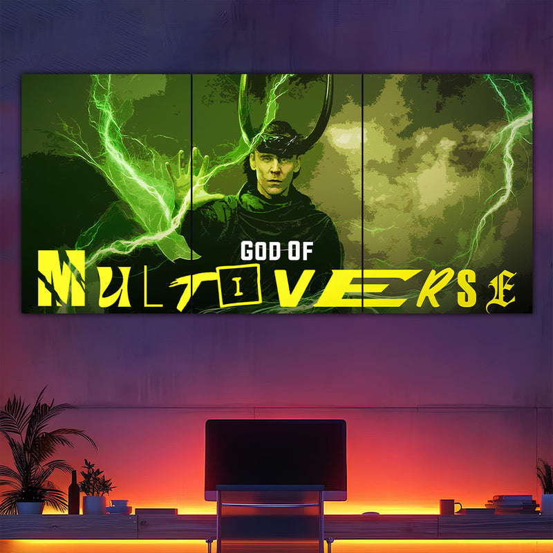 God Of Multiverse Split Poster