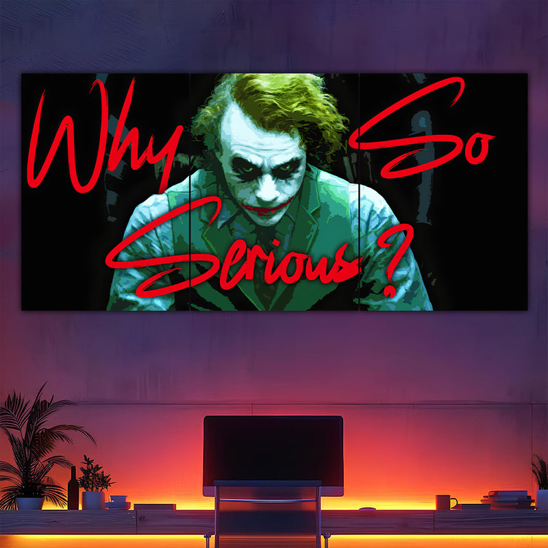 Why So Serious? Split Poster