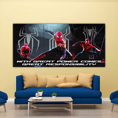 With Great Power Comes Great Responsibility Split Poster