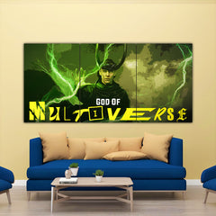 God Of Multiverse Split Poster
