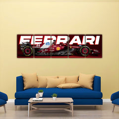 Ferrari - 5 Panel Split Poster