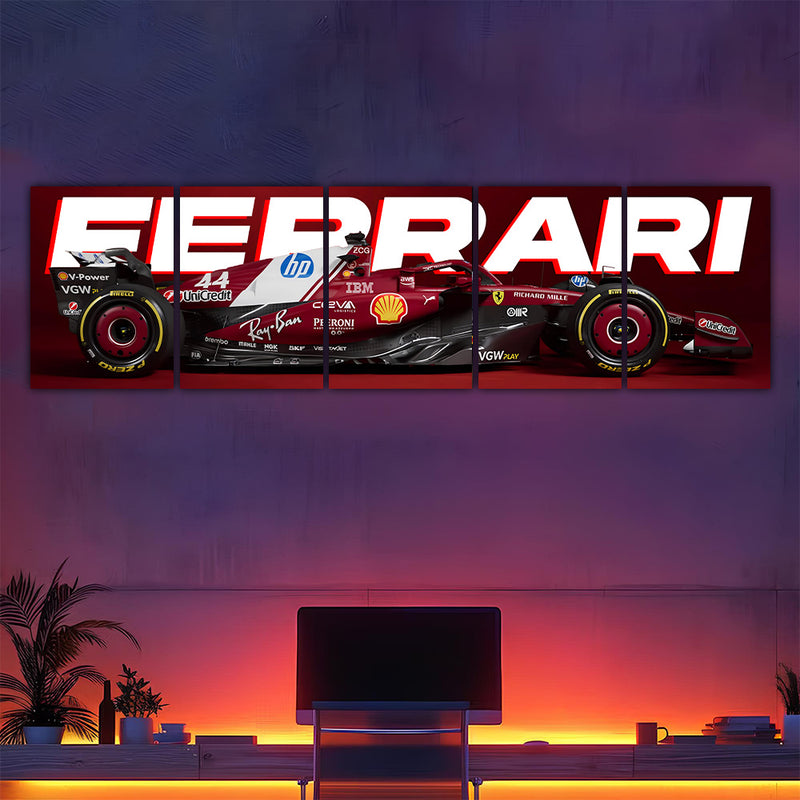 Ferrari - 5 Panel Split Poster