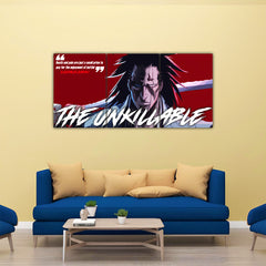 Kenpachi Zaraki Quote Split Poster