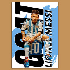 Messi "GOAT" Poster