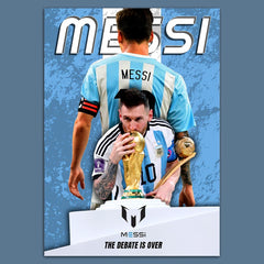 Messi "The Debate Is Over" Poster