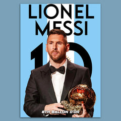 Messi Ballon Dor Poster