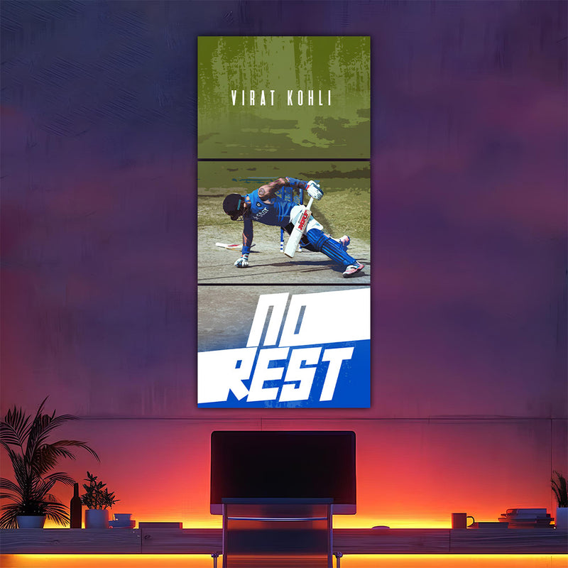 Virat No Rest Split Poster