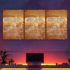 Mahabharat Slokas Split Poster